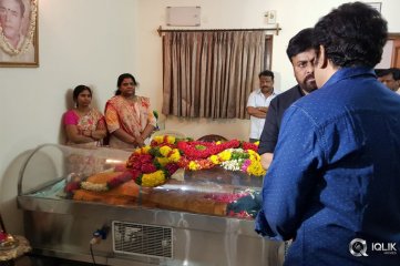 Chiranjeevi Visit Rao Ramesh Photos